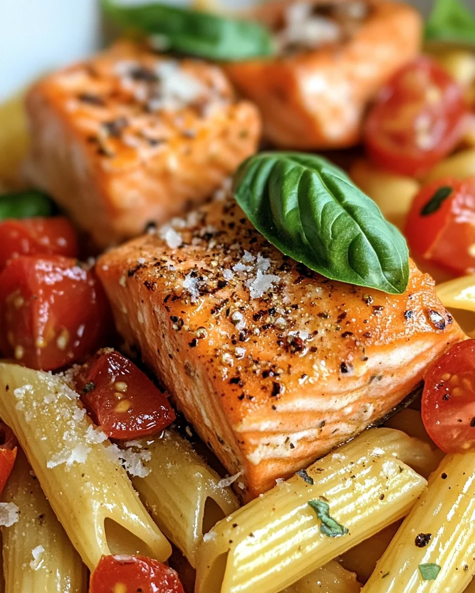 Ofen-Lachs-Pasta mit Tomaten 21 Ofen-Lachs-Pasta