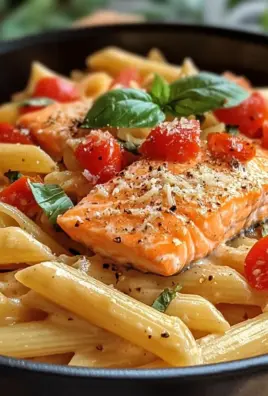 Ofen-Lachs-Pasta mit Tomaten 25 Ofen-Lachs-Pasta mit Tomaten
