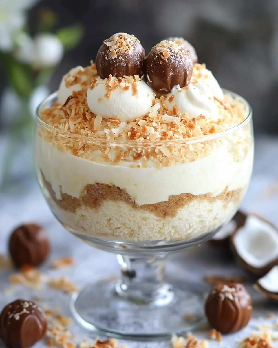 Raffaello Tiramisu schnell ohne Backen