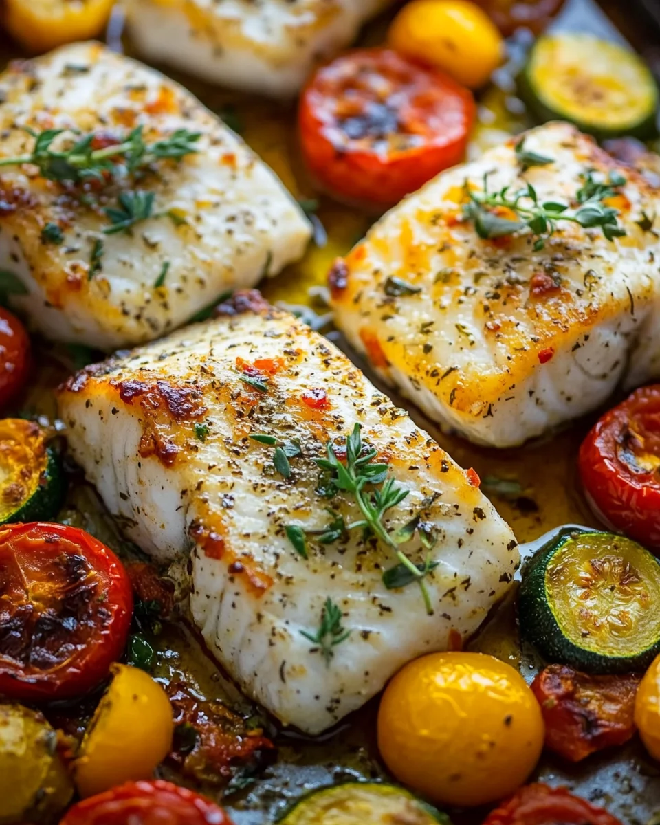 Rezept für mediterran gebackene Fischfilets mit Gemüse 27 Rezept
