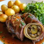 Rouladentopf aus dem Backofen