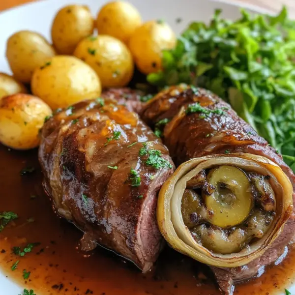 Rouladentopf aus dem Backofen