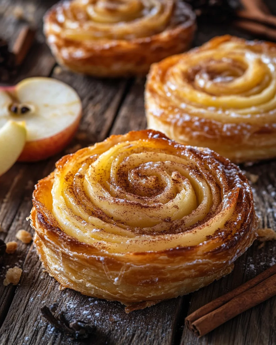 Süße Blätterteigschnecken aus der Heißluftfritteuse 15 Süße