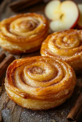 Süße Blätterteigschnecken aus der Heißluftfritteuse 18 Süße Blätterteigschnecken aus der Heißluftfritteuse
