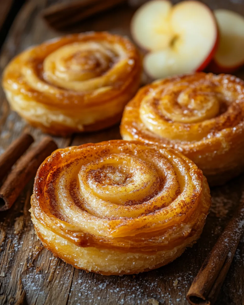 Homepage 2 Süße Blätterteigschnecken aus der Heißluftfritteuse