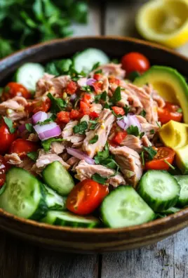Thunfischsalat mit frischem Gemüse 22 Thunfischsalat mit frischem Gemüse