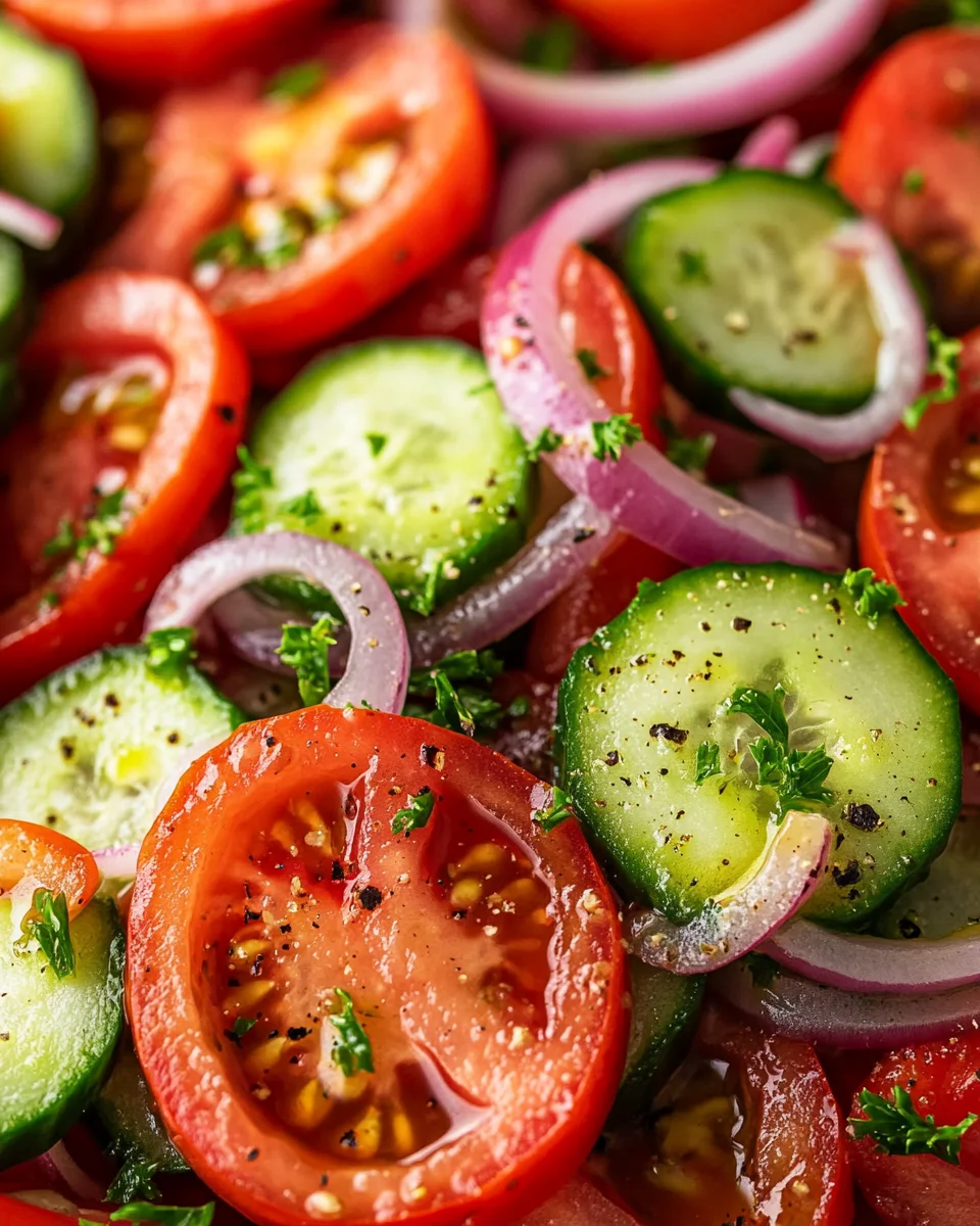 Tomaten-Gurken-Salat 18 Tomaten-Gurken-Salat