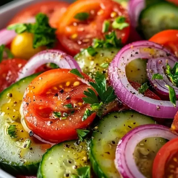 Tomaten-Gurken-Salat