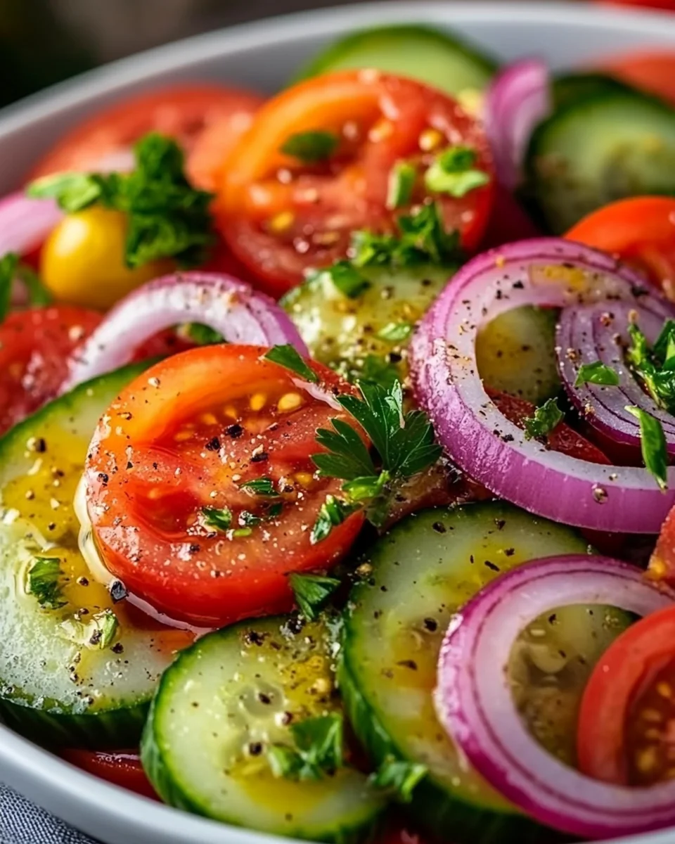 Tomaten-Gurken-Salat