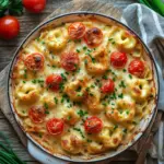 Tortellini-Auflauf mit Tomaten & Mozzarella