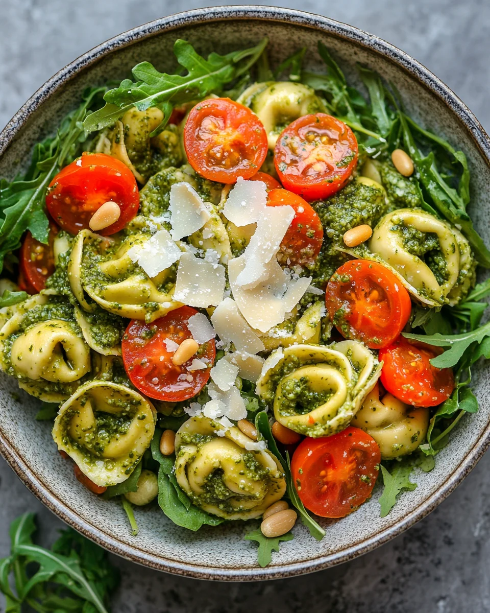 Tortellini-Salat mit Pesto 21 Tortellini-Salat