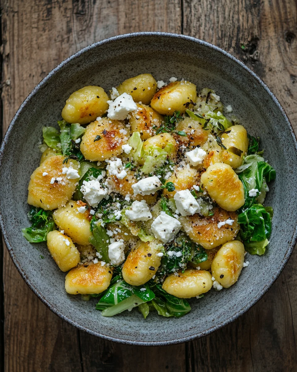 Homepage 7 Vegetarische Gnocchi Pfanne mit Spitzkohl