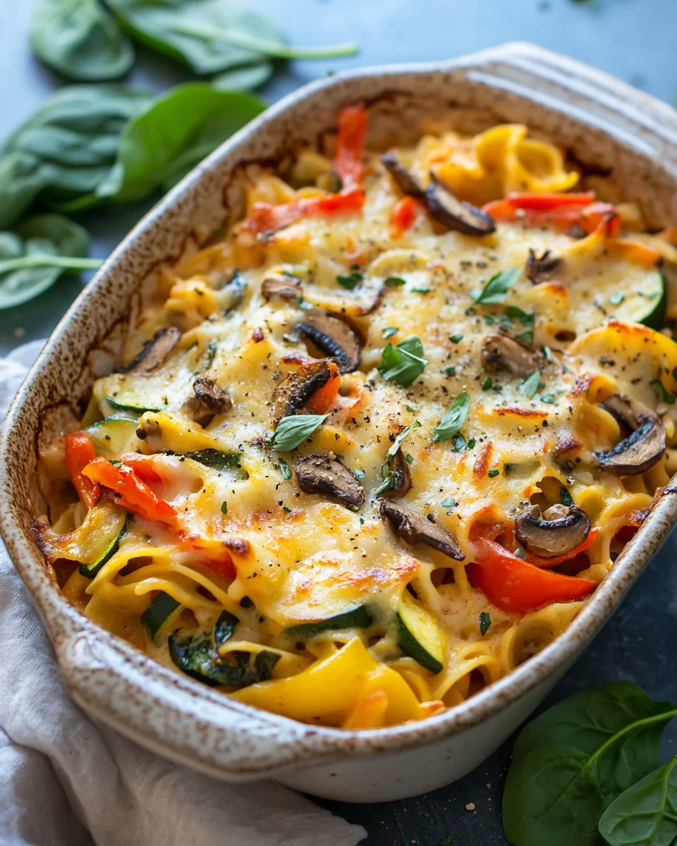 Vegetarischer Nudelauflauf 22 Vegetarischer Nudelauflauf