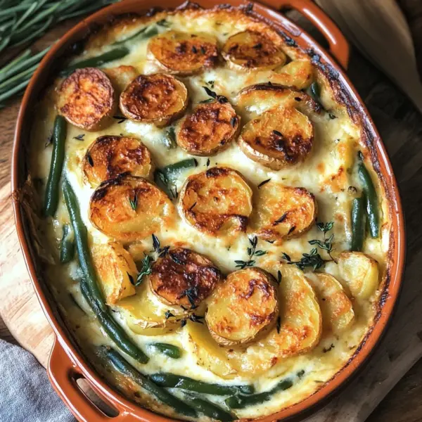 Wurst Bohne Kartoffel Auflauf
