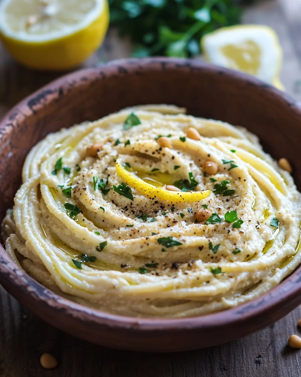 Zitronige Hummus-Pasta 17 Zitronige