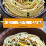Zitronige Hummus-Pasta 16 Pinterest Hidden Image